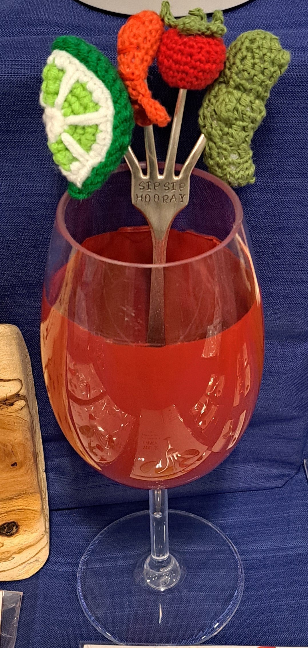 Cocktail Garnish Fork - Mystery Pattern Pick