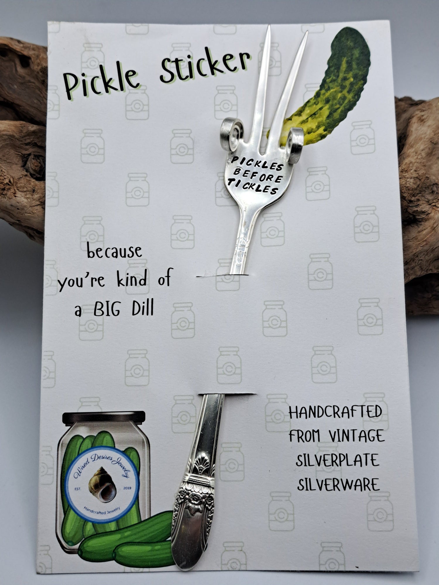 Pickle Sticker Forks
