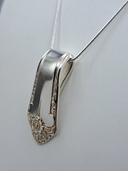 Starlight 1950, RARE Vintage Silverware Necklace, Pendant