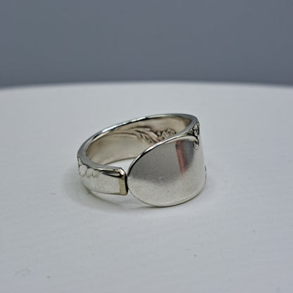 Bridal Wreath 1950, Size 8, HARD TO FIND Vintage Silverware Ring, Spoon Ring