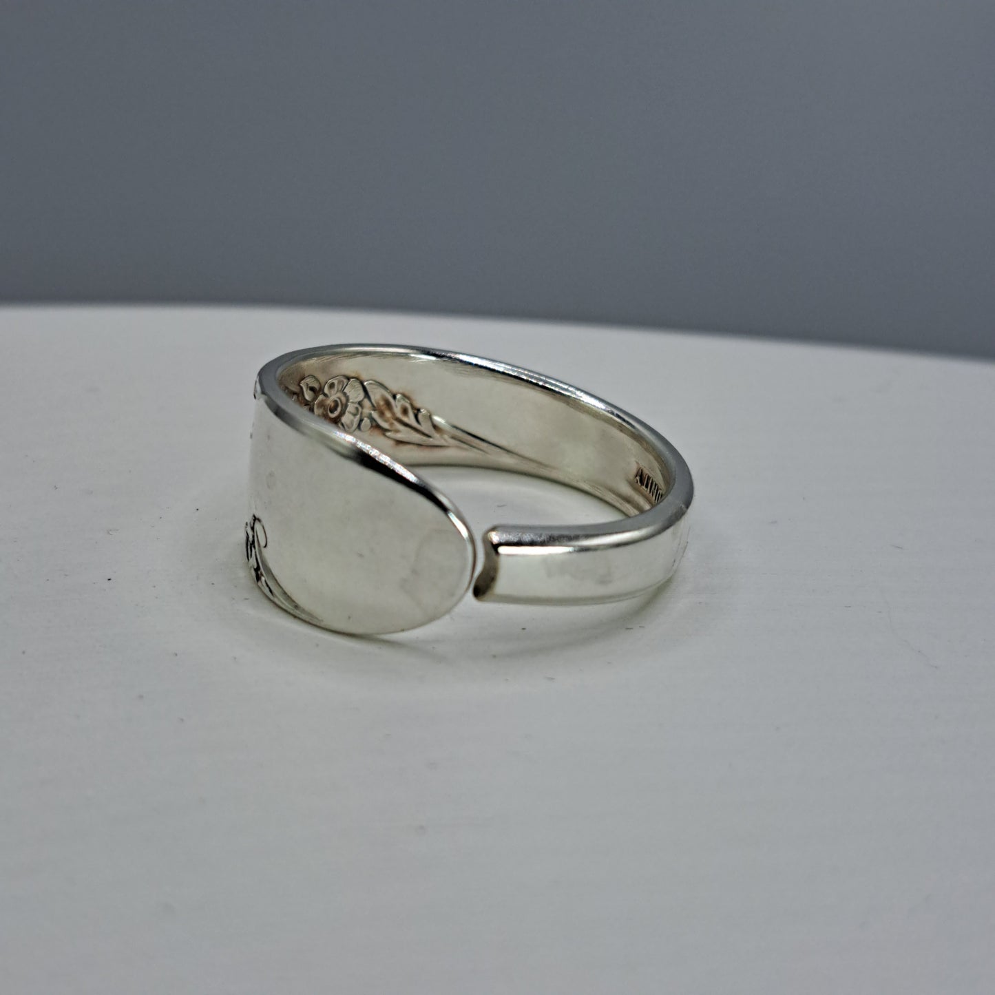 Bridal Wreath 1950, Size 12, HARD TO FIND Vintage Silverware Ring, Spoon Ring