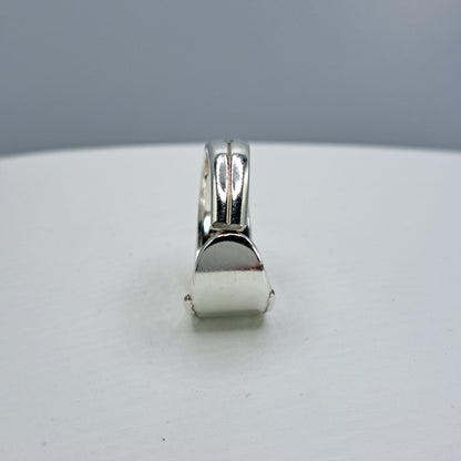 Handmade vintage spoon ring made from Gardenia 1941 silverplate pattern size 11.5