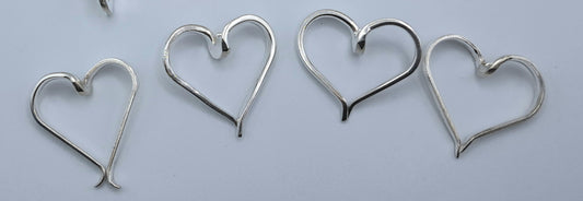 Heart Pendant, Version 2, Fork Tines Necklace, Vintage Silverware