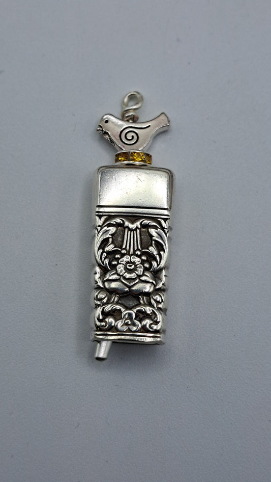 Coronation 1936, Bell Pendant, Vintage Silverware Necklace