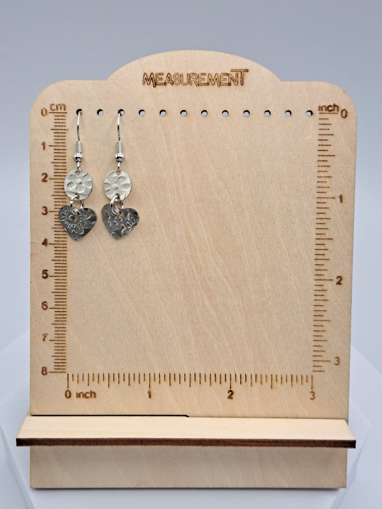 Dainty Silver Plate Spoon Earrings