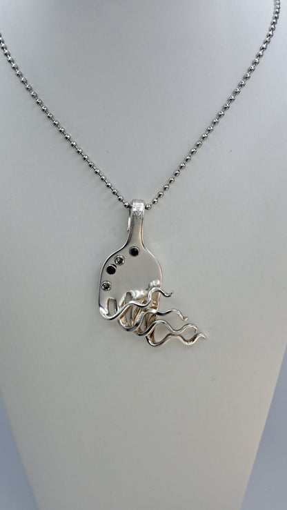 Funky Fork Necklace - Vintage Silverware Jewelry