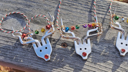 Tangled Reindeer Christmas Ornament