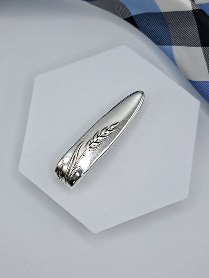 Handmade Tie / Money Clips - Vintage Silverware