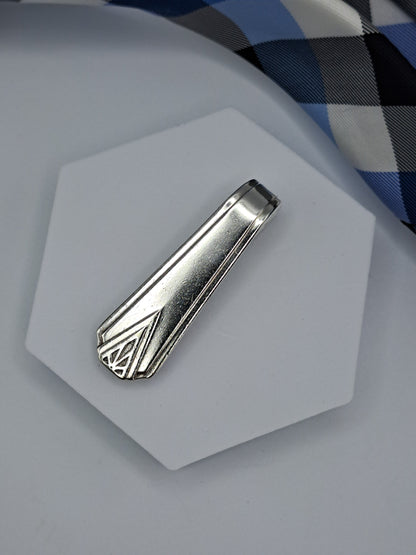 Handmade Tie / Money Clips - Vintage Silverware